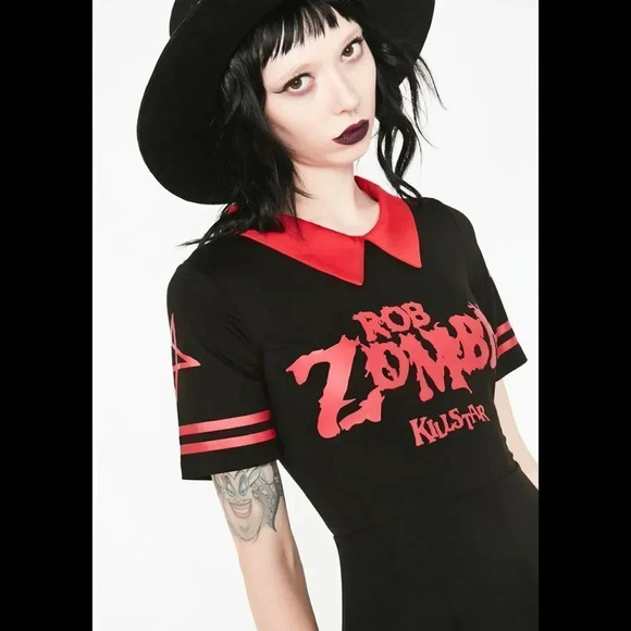 Killstar x Rob Zombie Dead City Skater Dress Size large - Picture 2 of 10